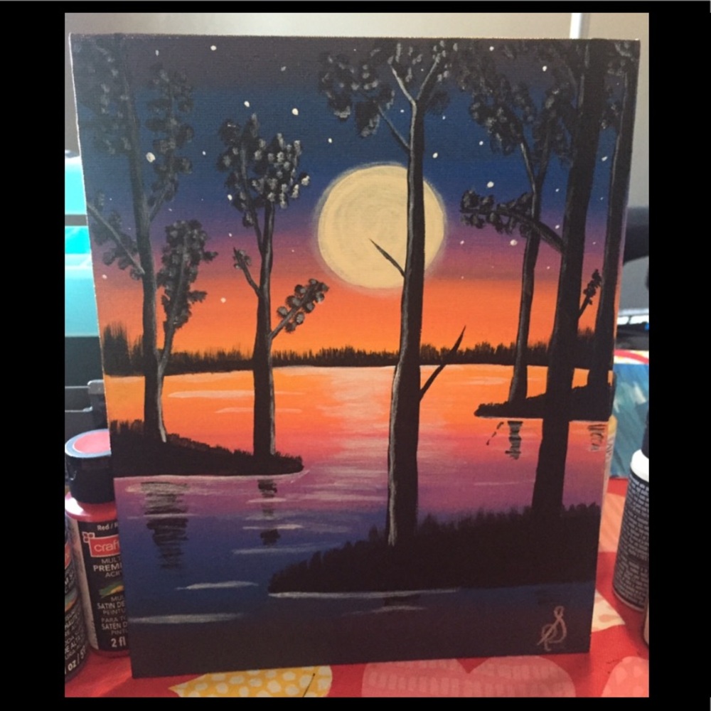 “Full Moon” Painting